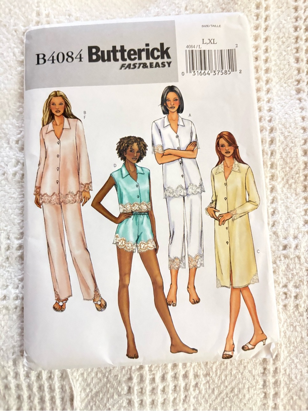 Butterick Pattern B4084 for Misses’ Sleepwear